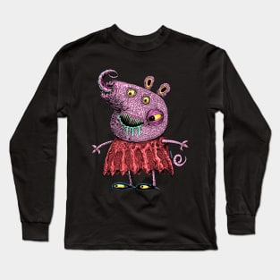 Pig Monster Long Sleeve T-Shirt